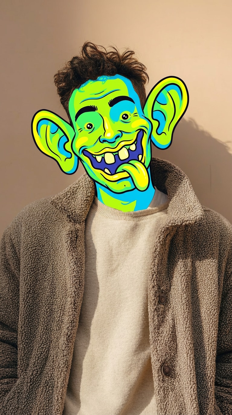 Childish Cartoon Ugly Style