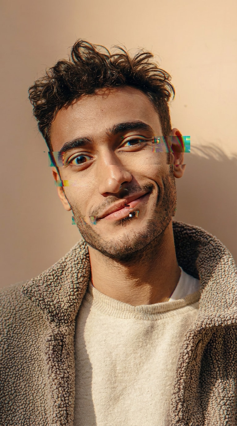 AI Face Scramble Effect