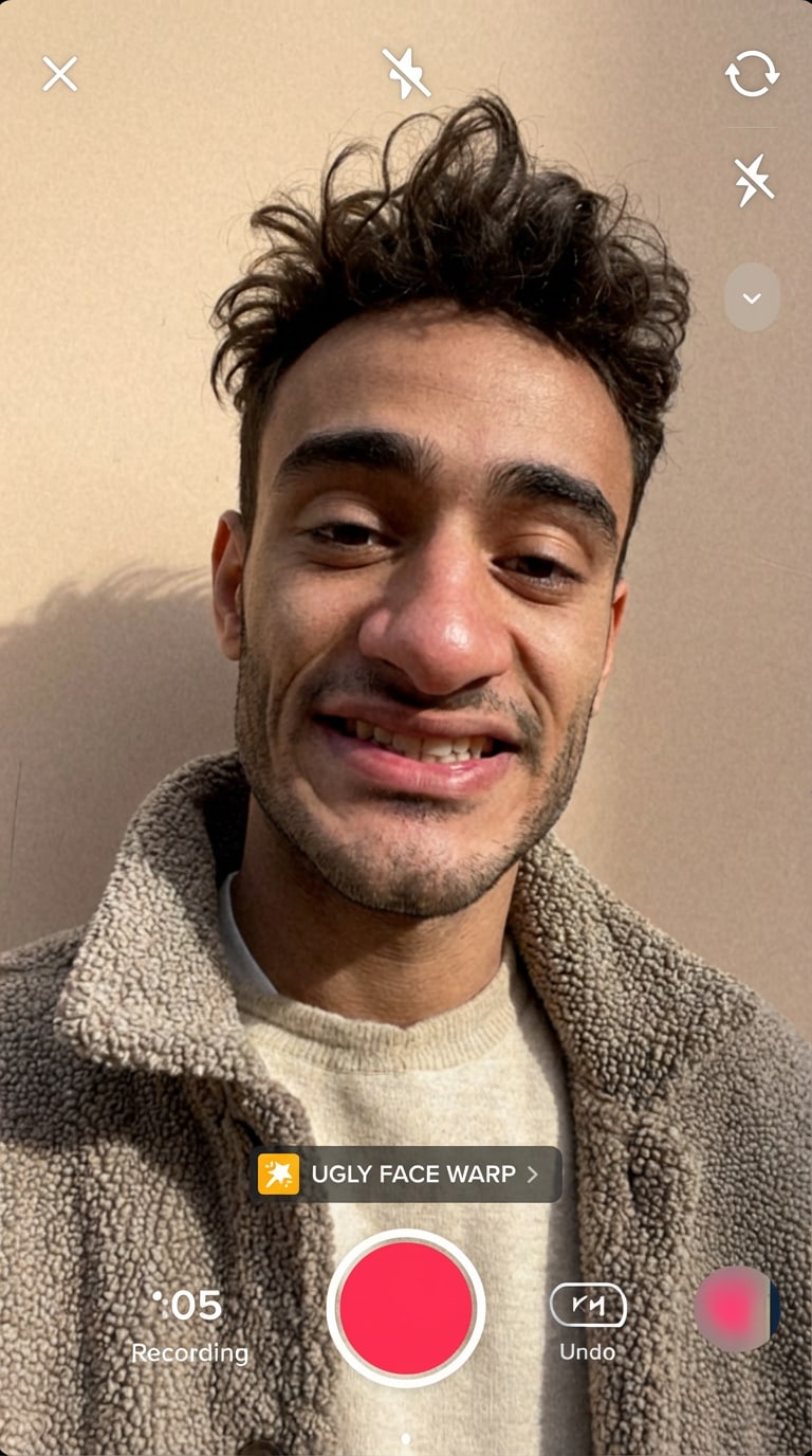 TikTok Selfie Ugly Filter