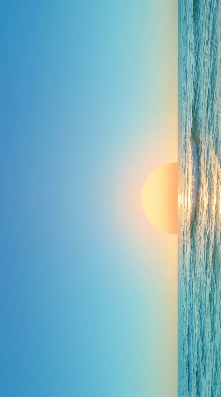 横長の海の日壁紙
