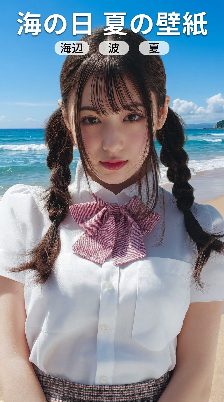 人魚姫の海の日AI画像