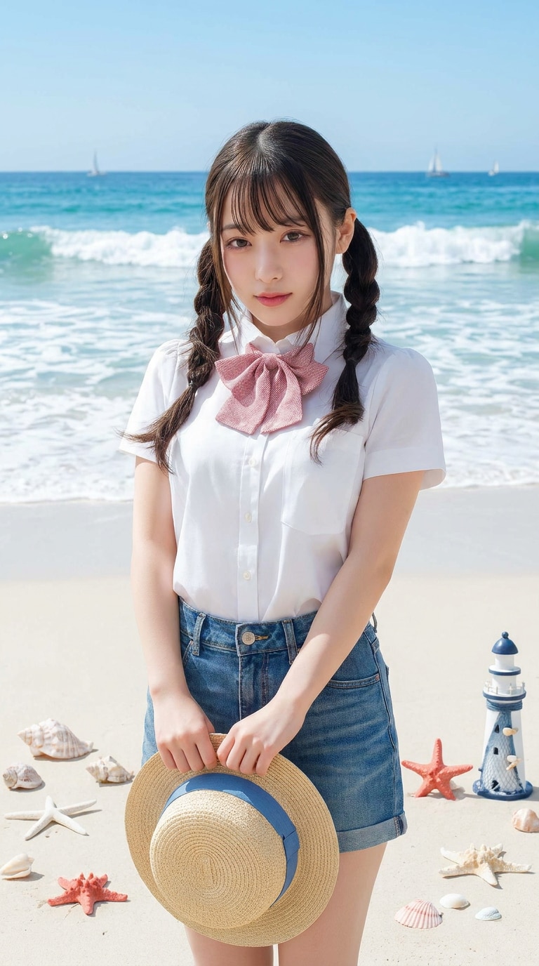 クラゲの夜の海壁紙