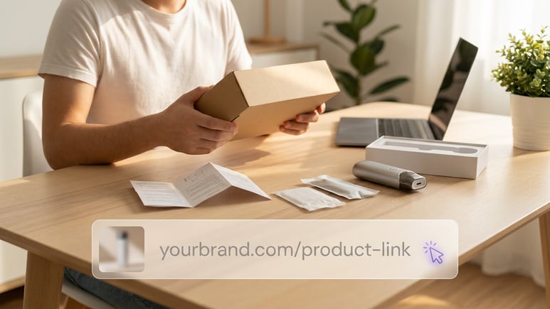 AI unboxing video generator turning a product URL into an unboxing video ad