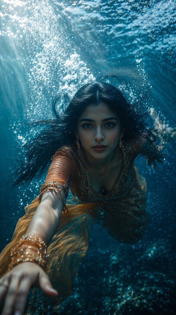 Hollywood Underwater Scene Prompt