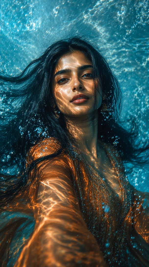Viral Instagram Underwater AI Photo Trend Prompt