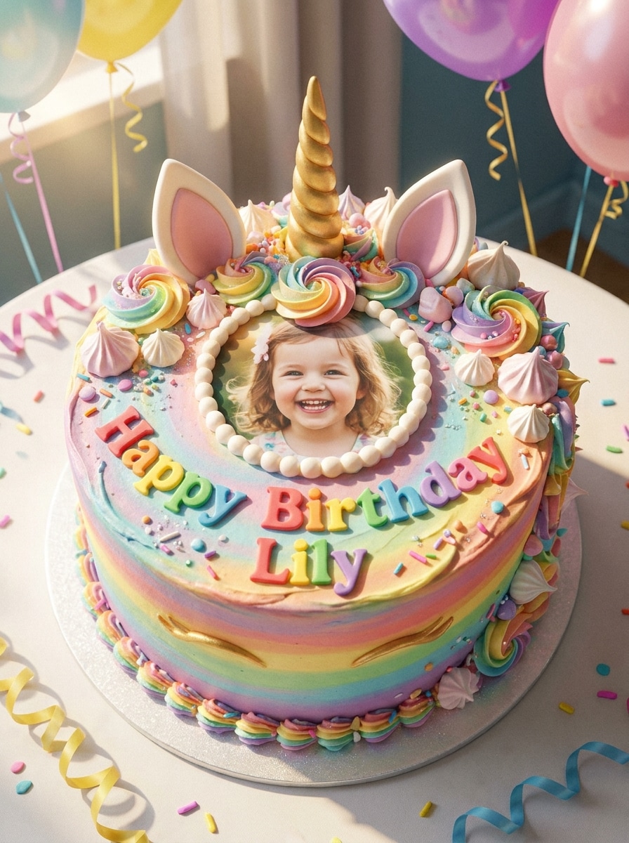 Unicorn Birthday Cake