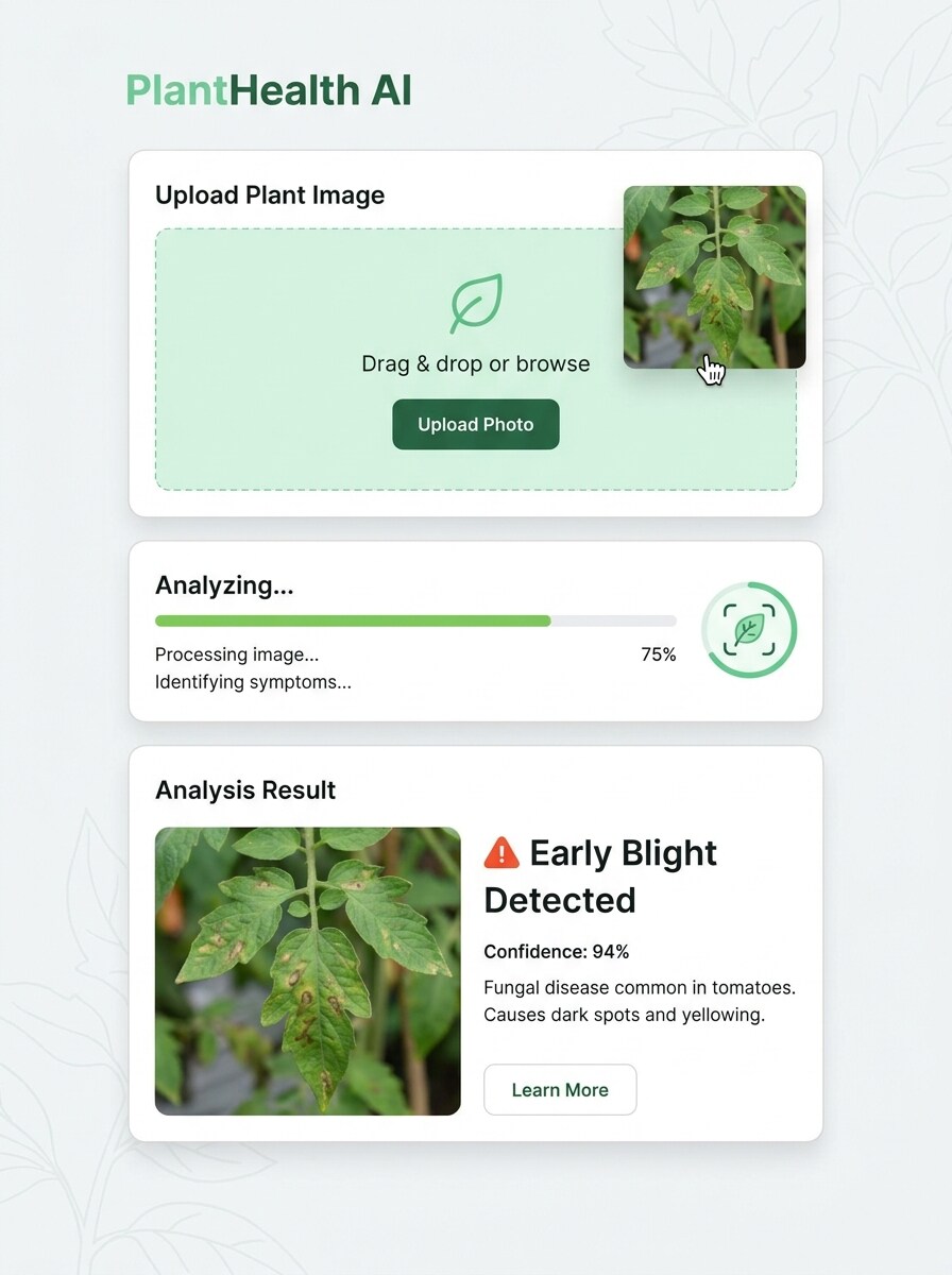 Upload and Analyze Screen