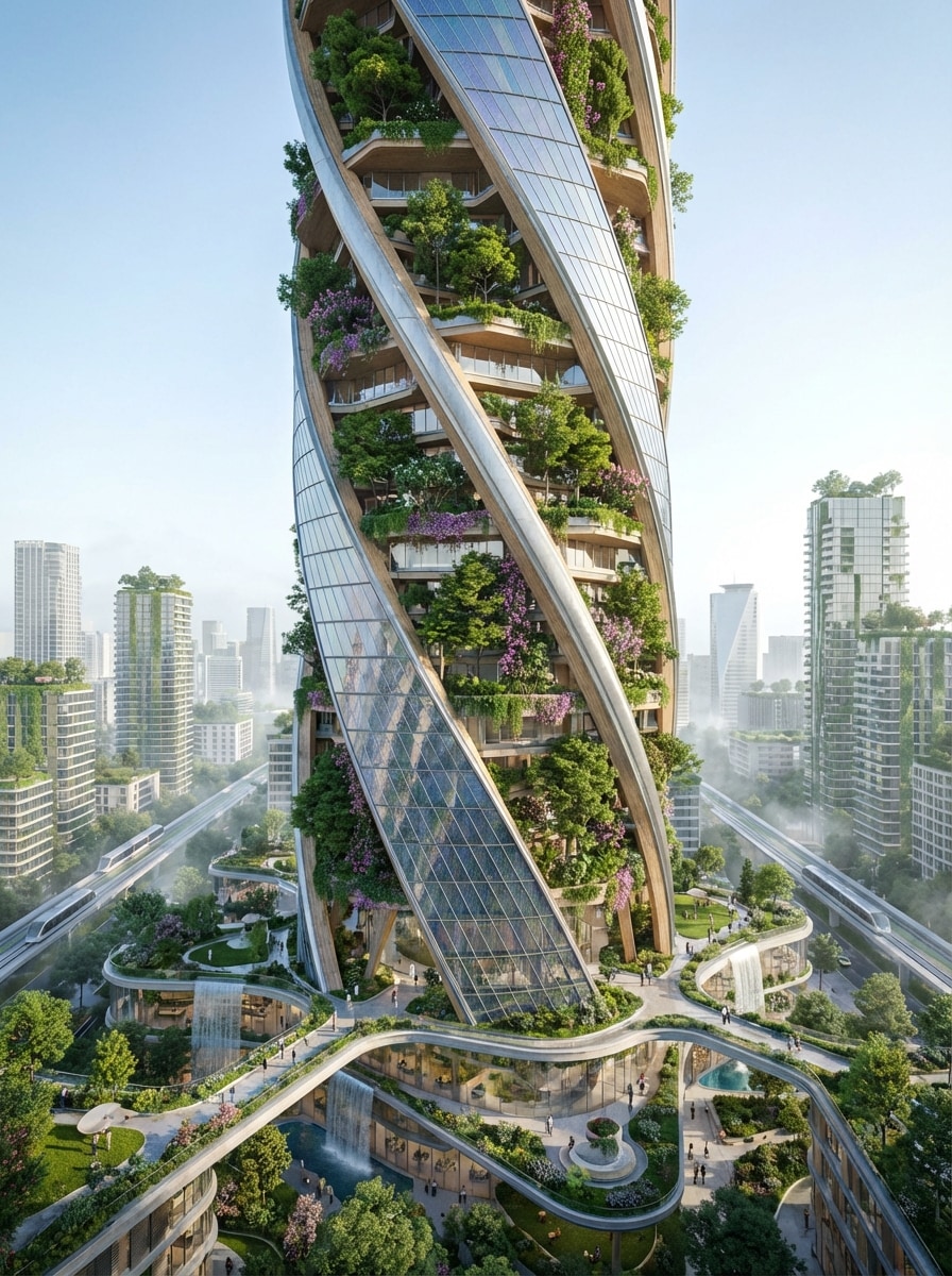 Utopian Smart City Tower