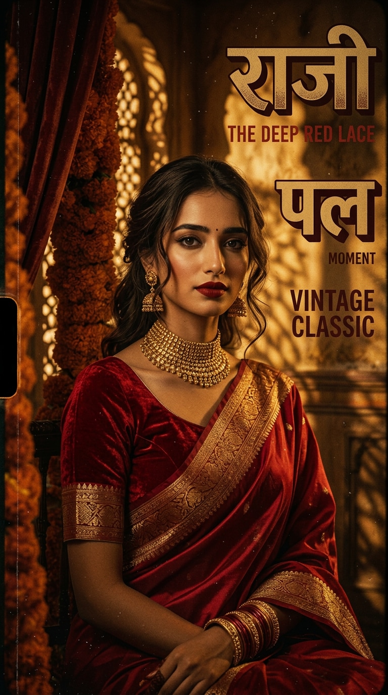 90s Bollywood Poster Style