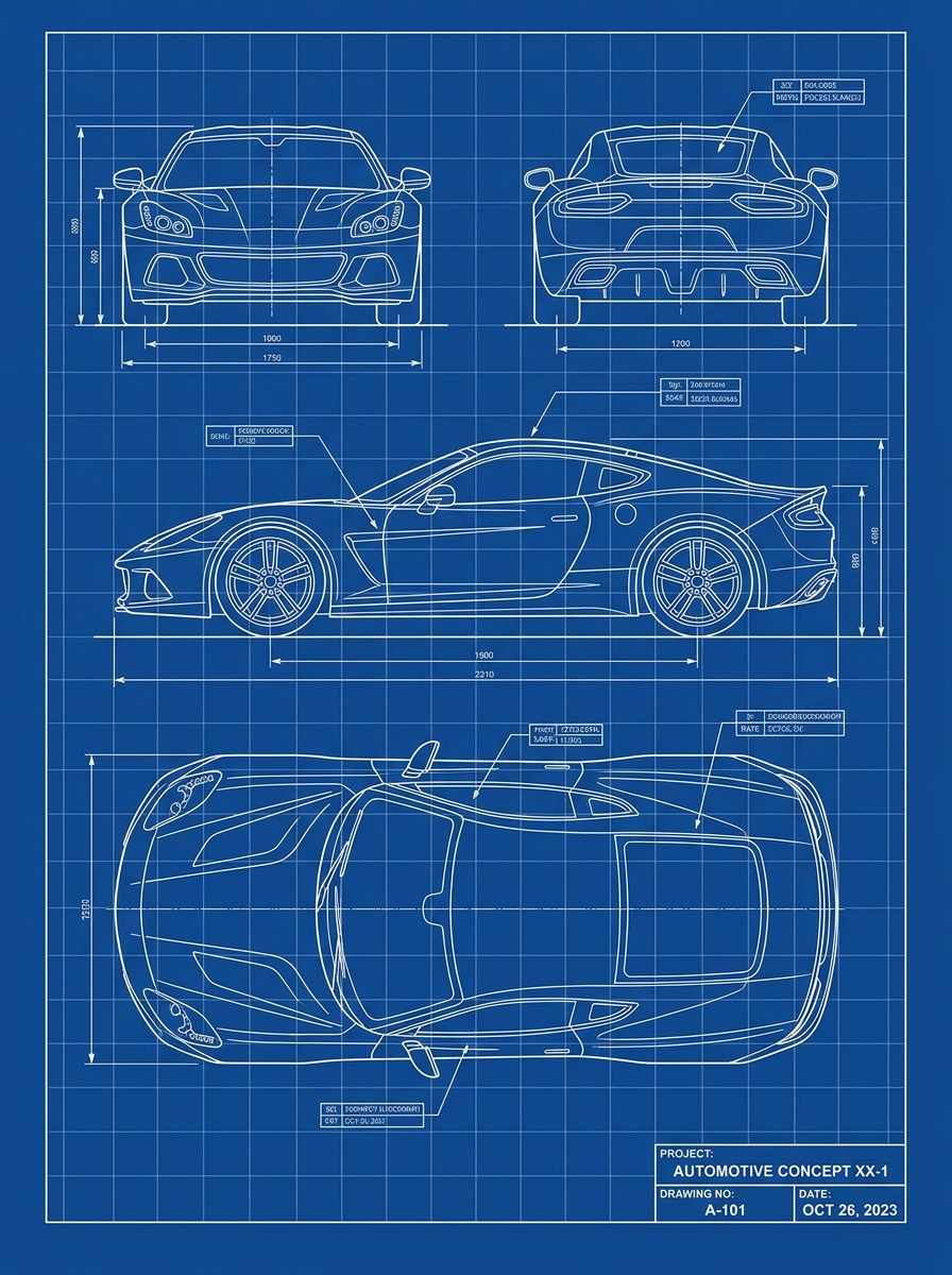 Vehicle Engineering Blueprint