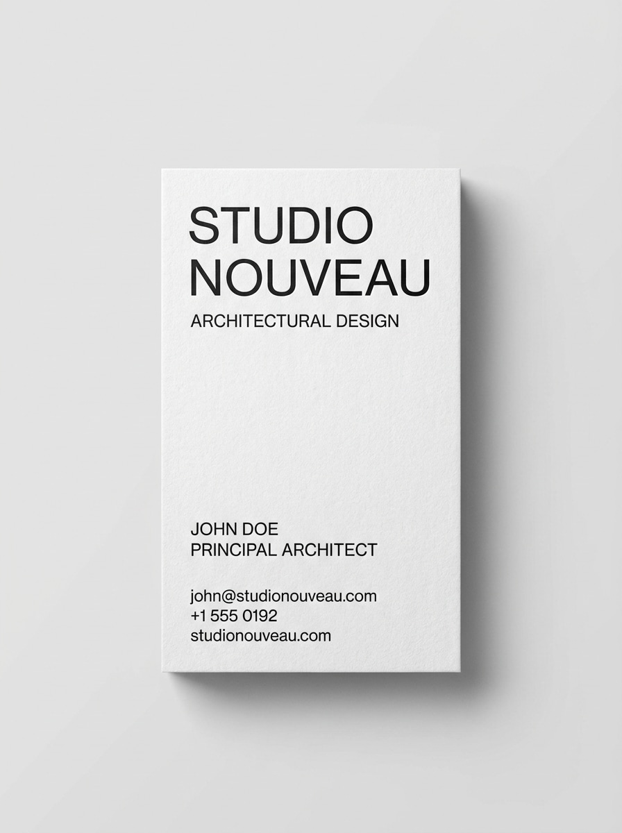 Vertical Business Card