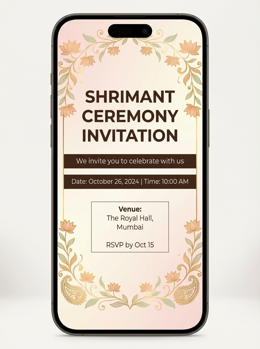 Vertical WhatsApp Invite
