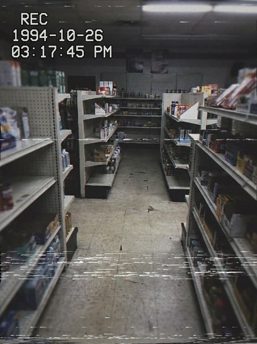 VHS Security Feed