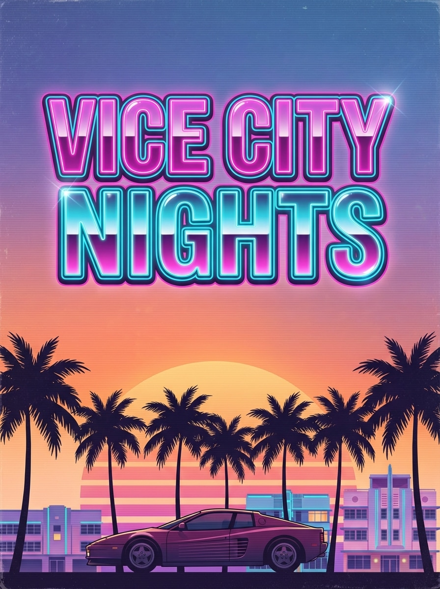 Vice City Neon Sunset