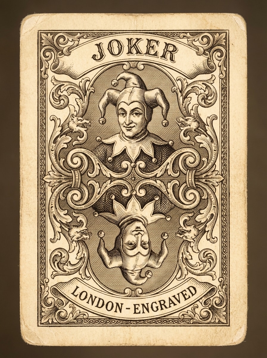 Victorian Engraved Joker