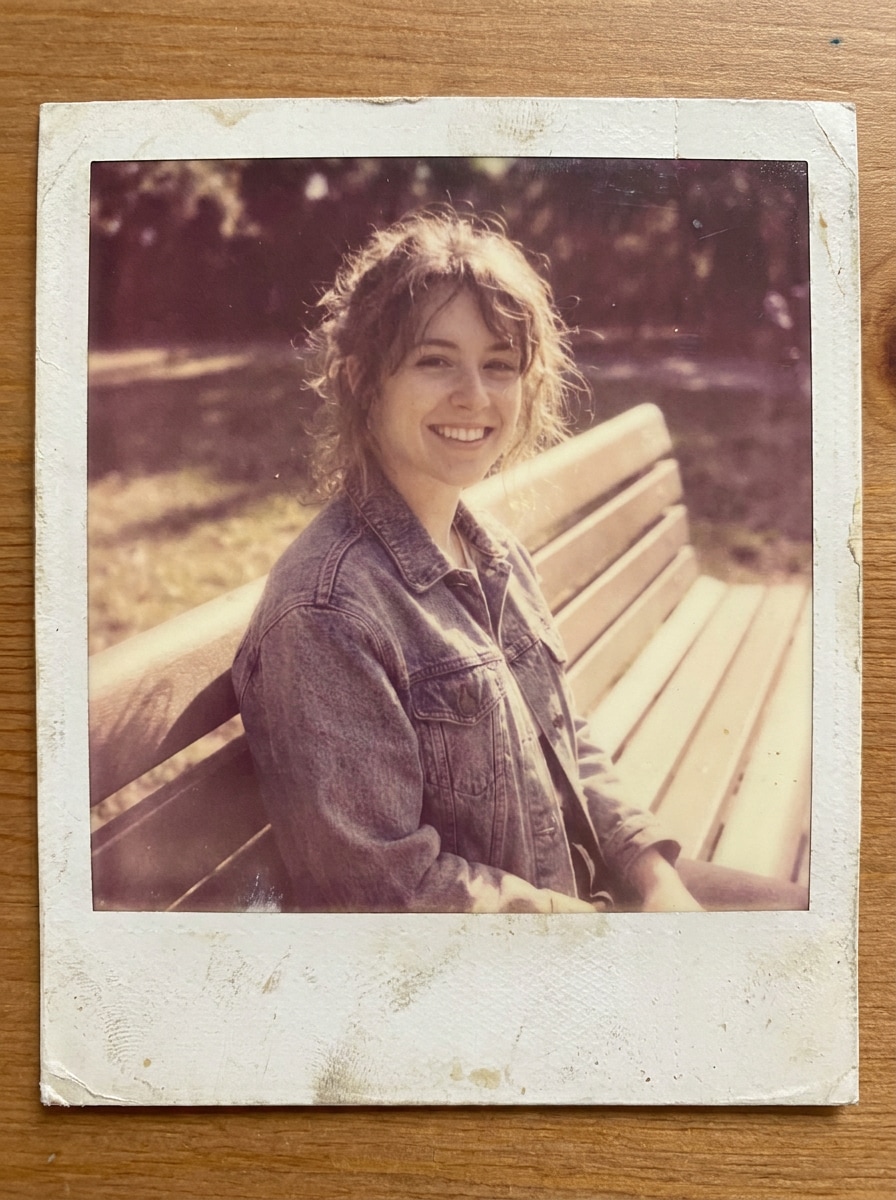 Vintage Faded Instant Photo