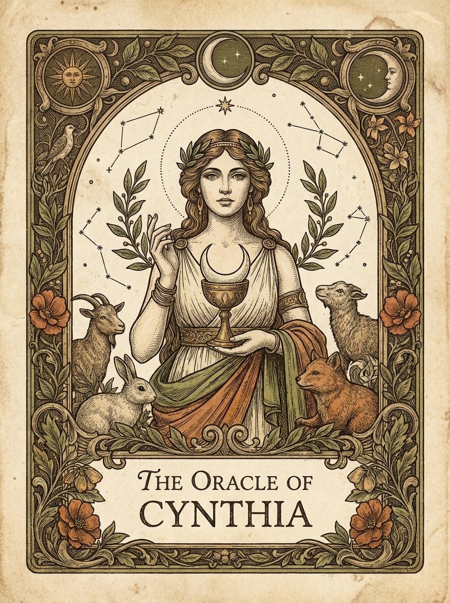 Vintage Goddess Illustration