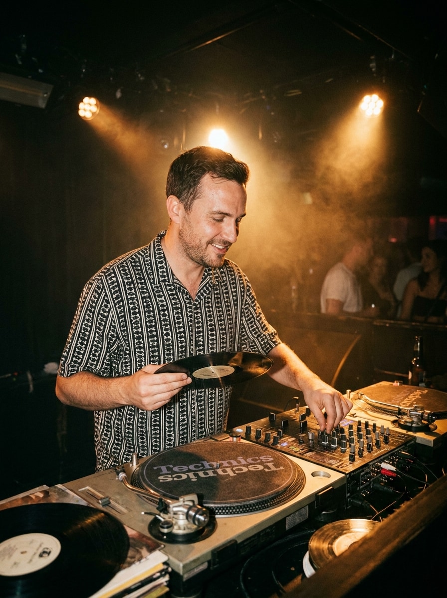 Vinyl Turntable Classic DJ