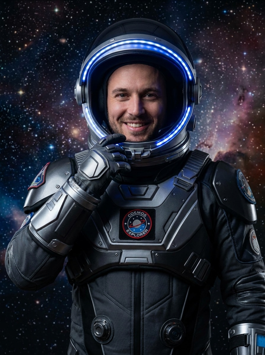 Before-After Viral Astronaut Filter