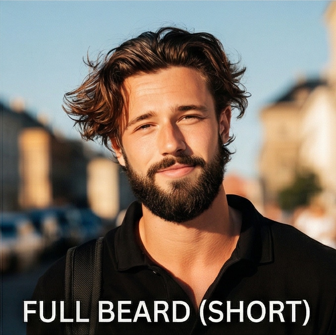 Virtual beard try-on - Full Beard Short