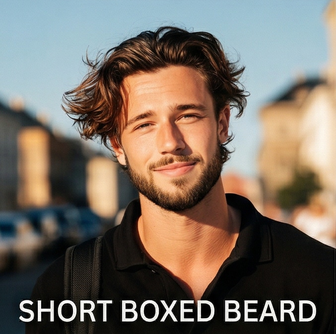 Virtual beard try-on - Short Boxed Beard
