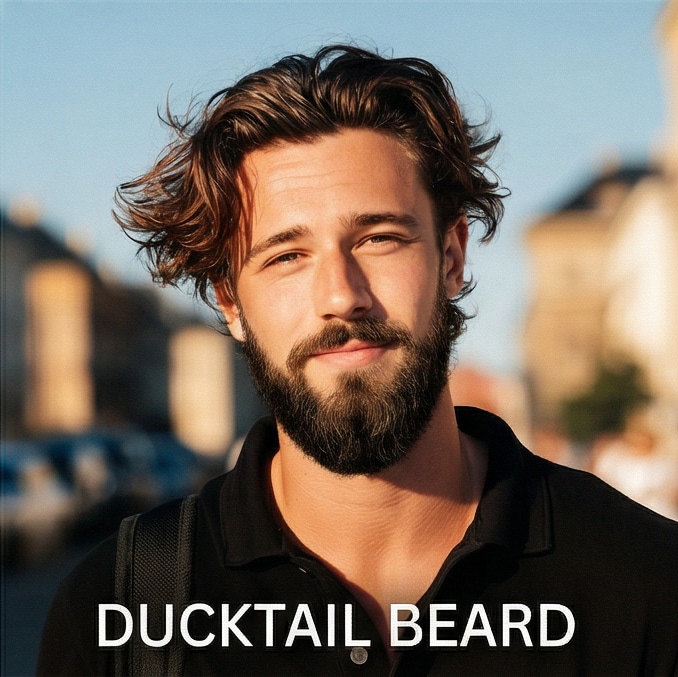 Virtual beard try-on - Short Ducktail Beard