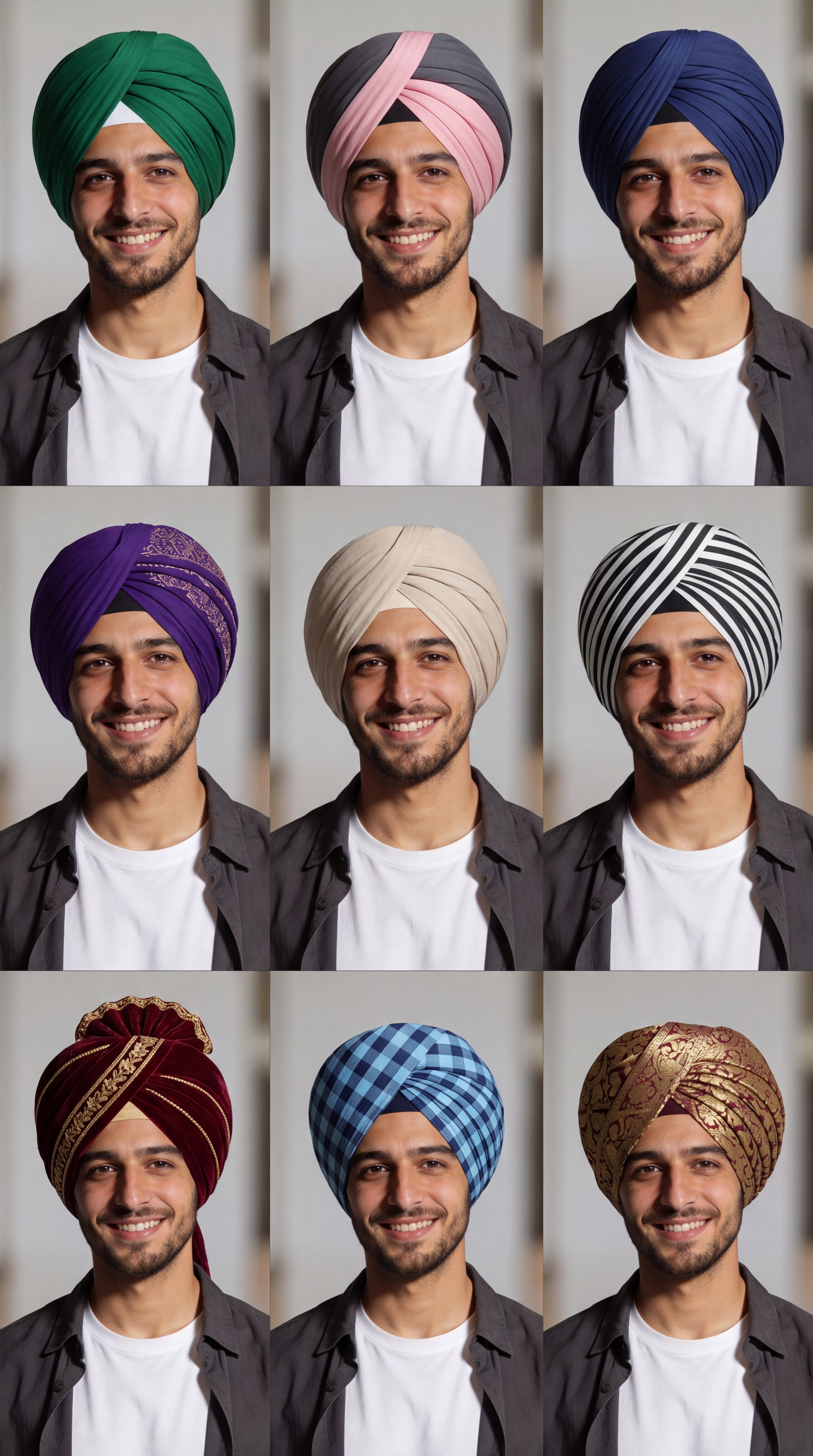Virtual turban try-on example 2