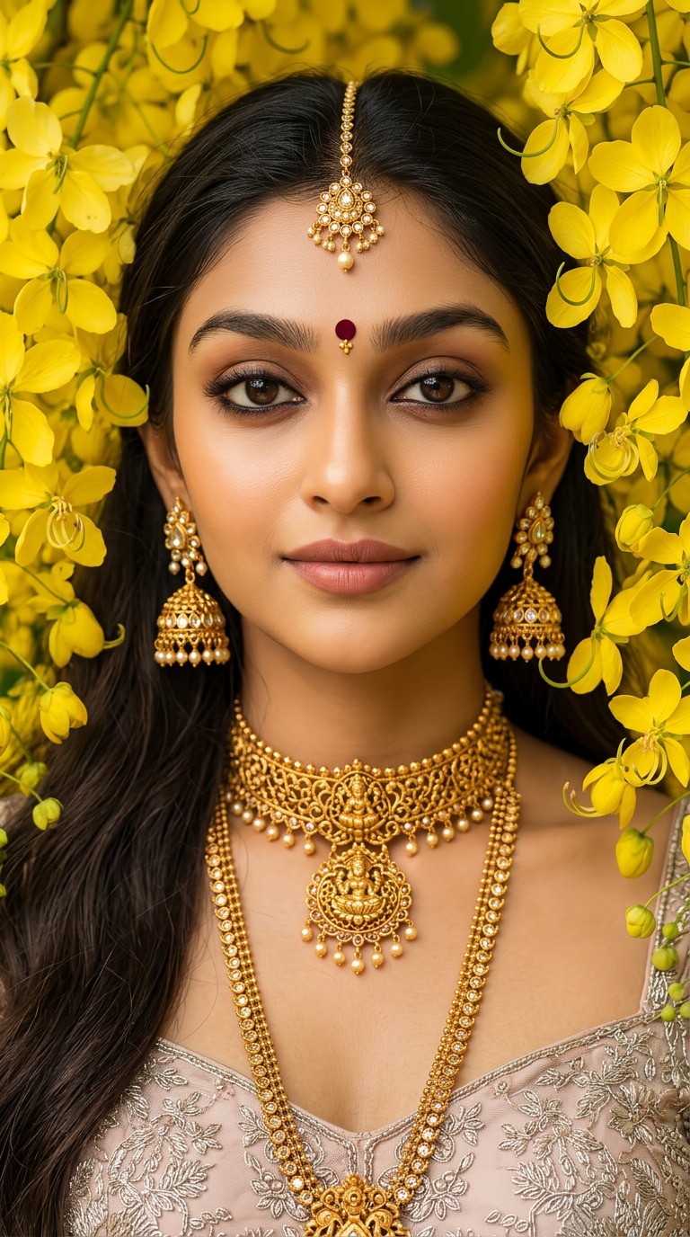 Vishu Prompt for Girl Detailed Close-up Style