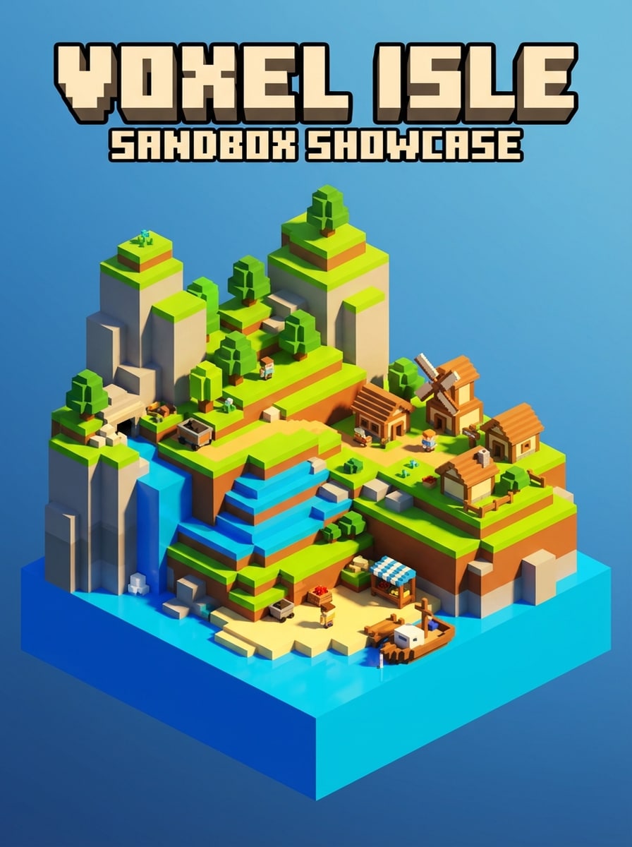 Voxel Sandbox Island