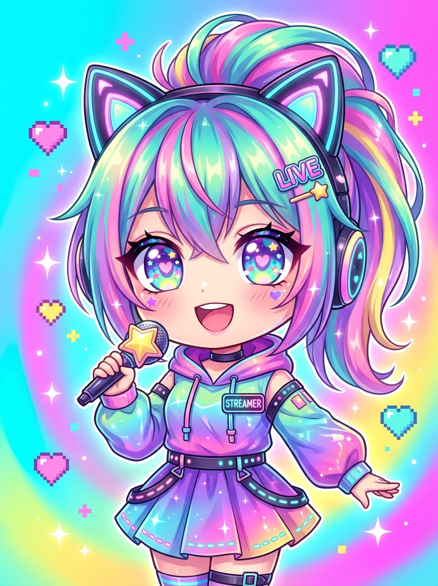 VTuber-Inspired Chibi