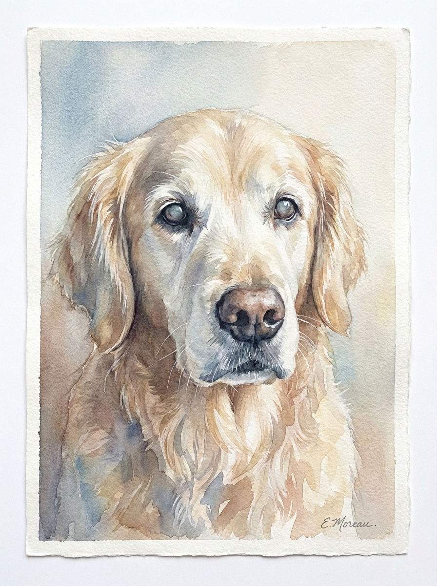 Watercolor Memorial Art