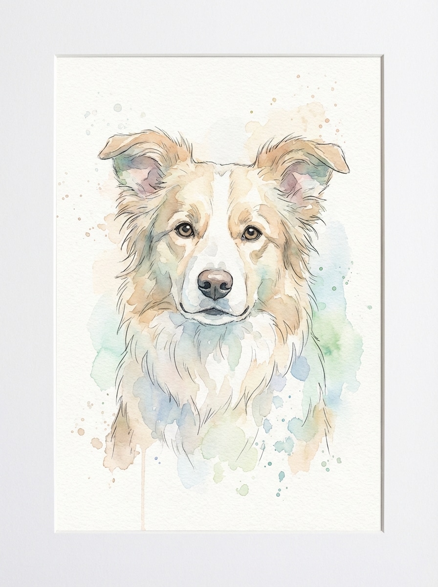 Watercolor Pet Portrait