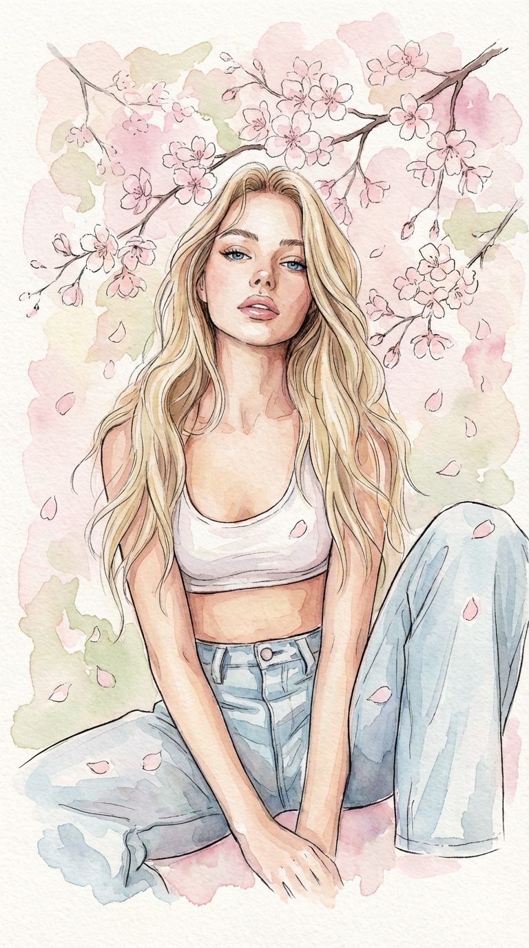 5 Cherry Blossom Mist - Spring Prompt