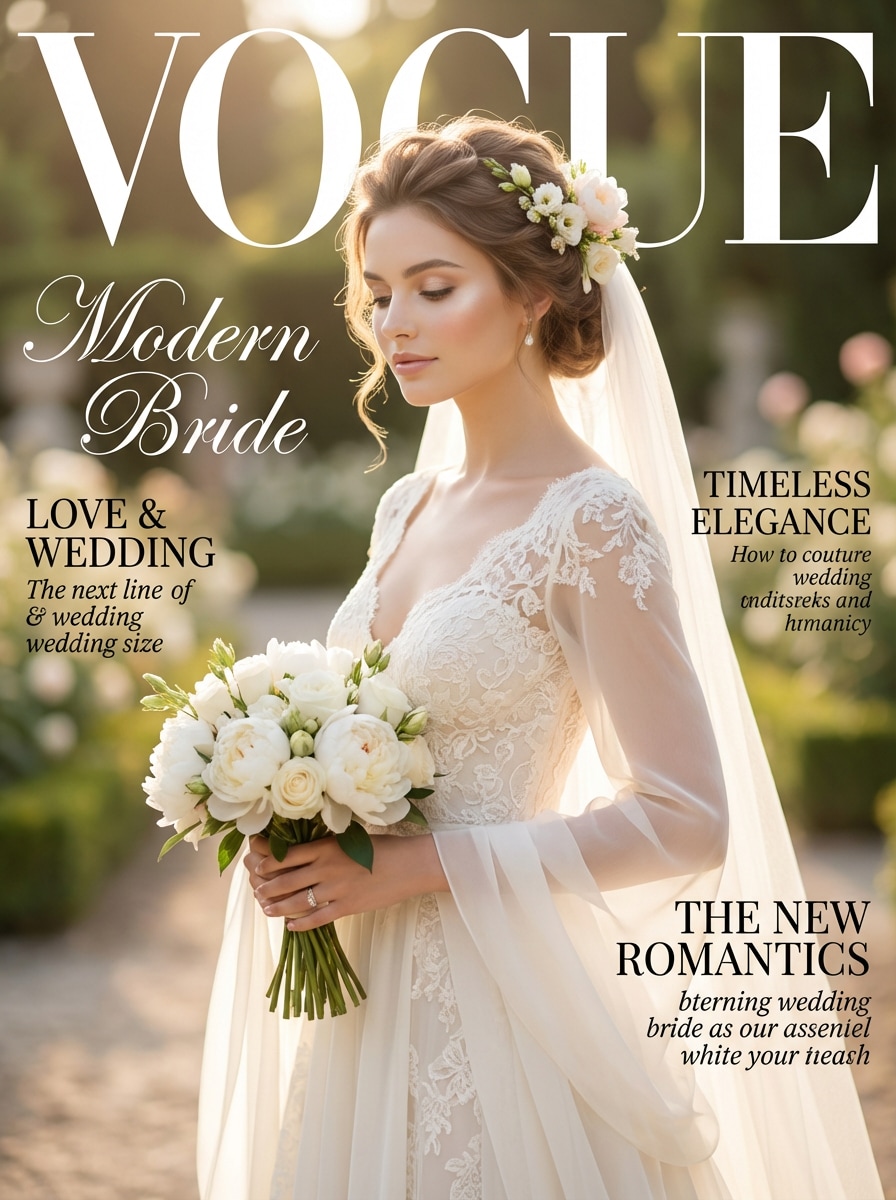 Wedding Editorial Vogue Cover