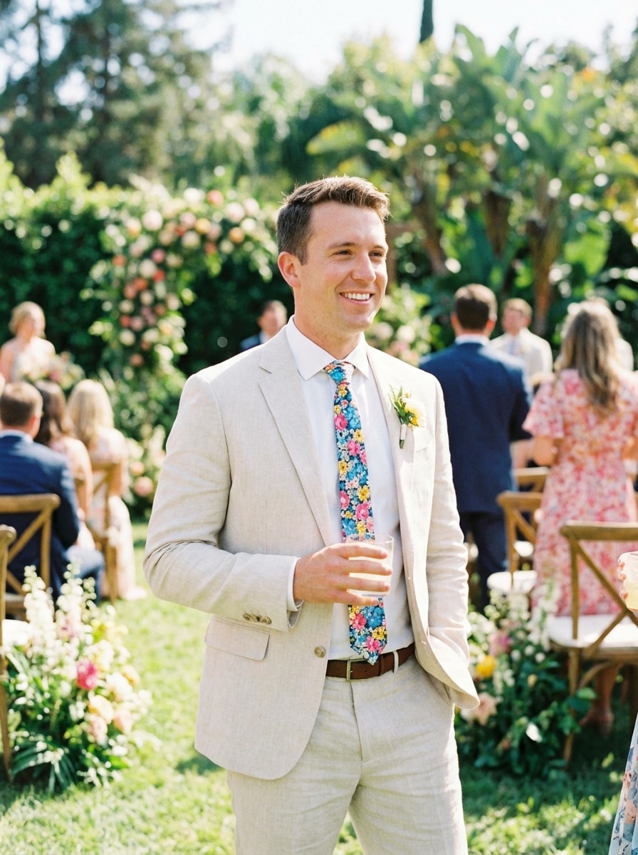 Wedding guest spring outfit