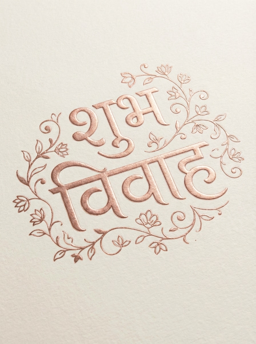 Wedding Invitation Hindi Text
