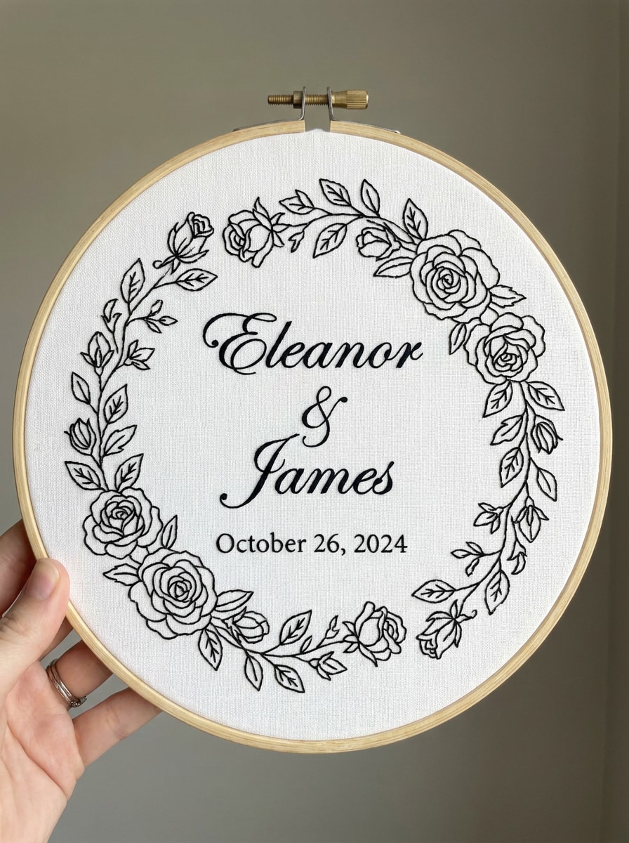 Wedding Embroidery Pattern