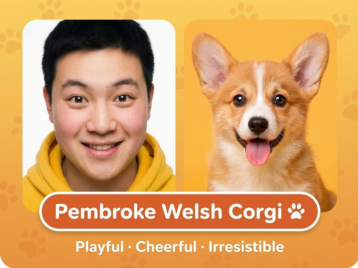 After result for The Corgi Match