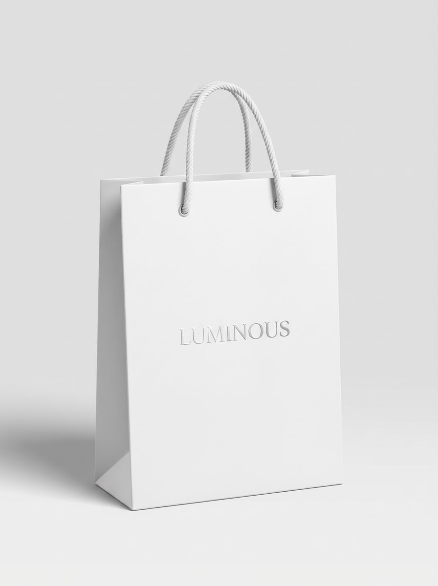 White Retail Bag