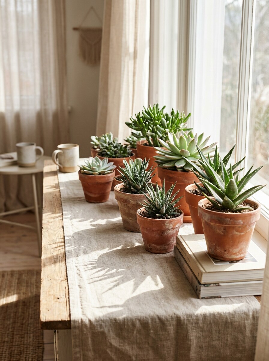 Windowsill Succulent Collection