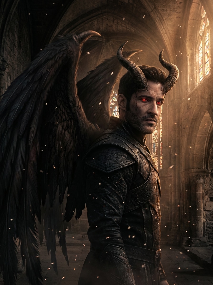 Winged Fallen Demon