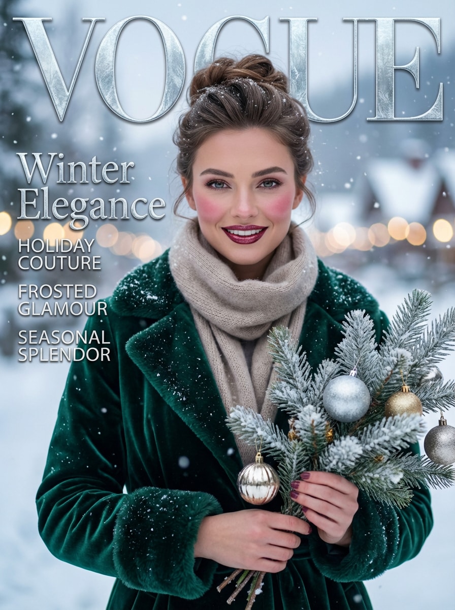 Winter Wonderland Vogue Cover