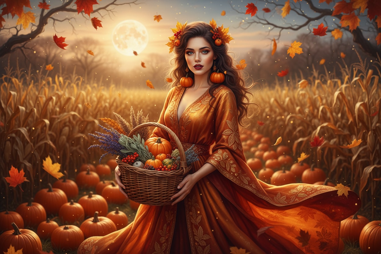 Autumn Harvest Witch Theme preview
