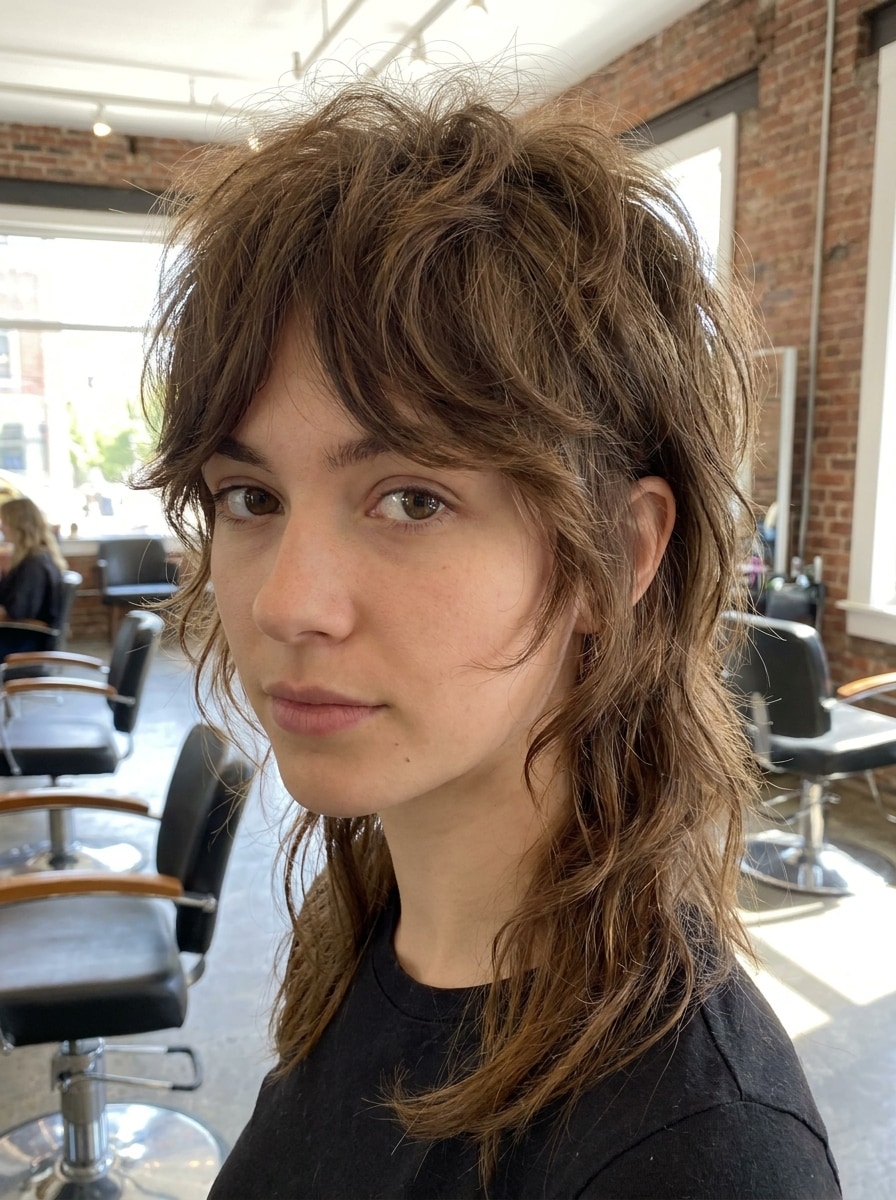 Wolf Cut Mullet