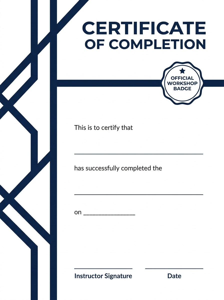 Workshop Completion Style