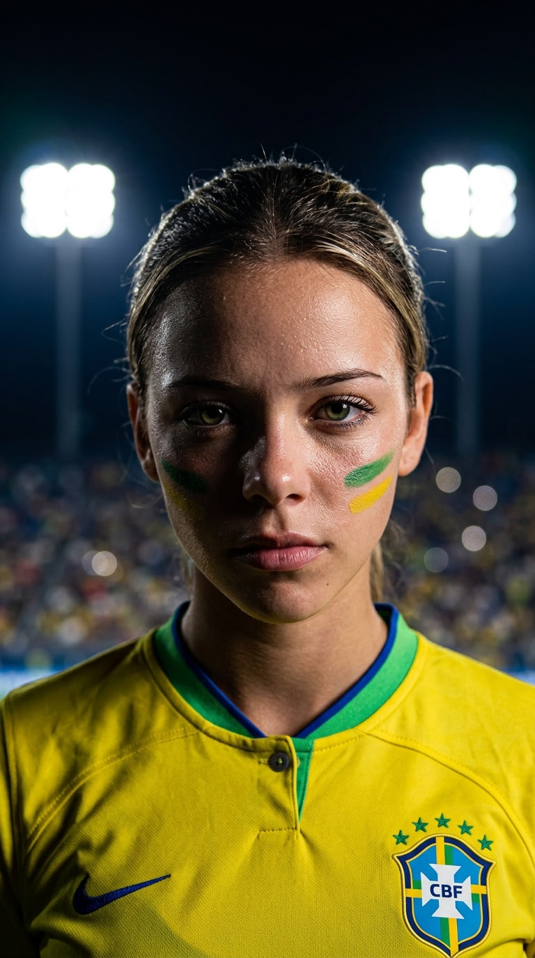 Serious matchday football avatar prompt