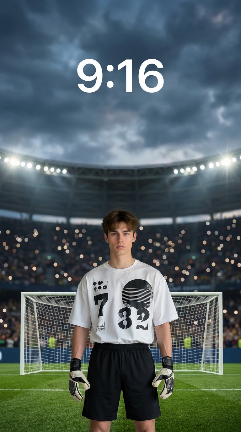 Mobile goalkeeper lock screen prompt