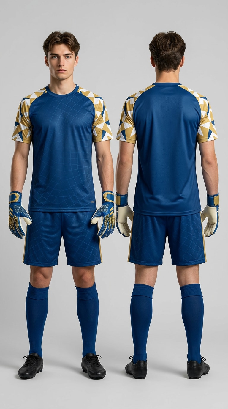 National color goalkeeper kit AI prompt