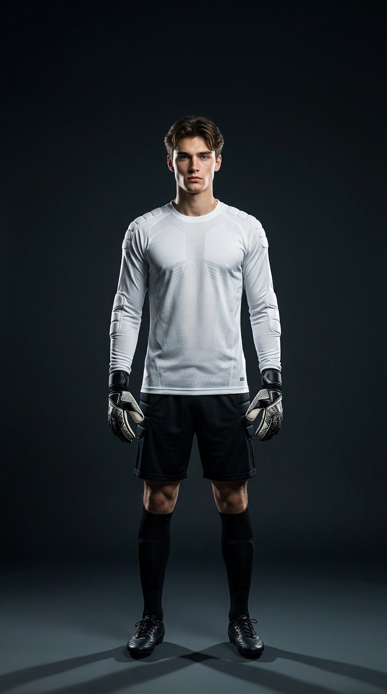 Goalkeeper kit launch poster prompt