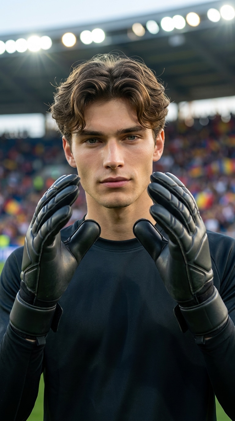 Goalkeeper avatar AI prompt